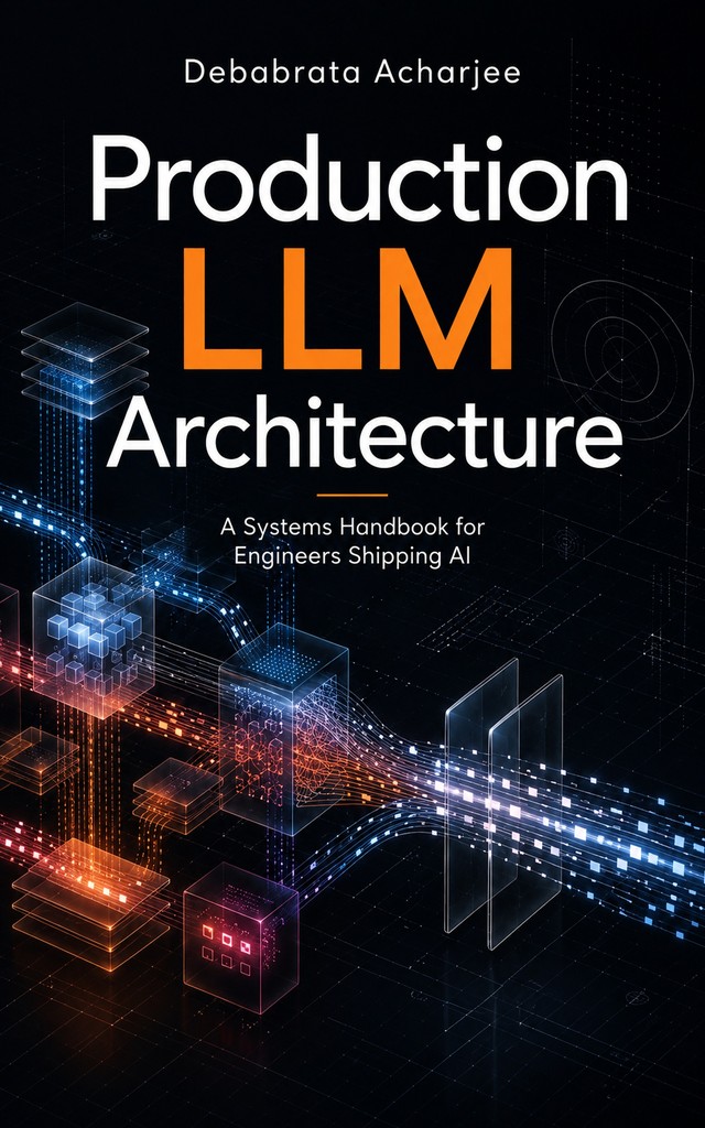 Cover of Production LLM Architecture: A Systems Handbook for Engineers Shipping AI, by Debabrata Acharjee